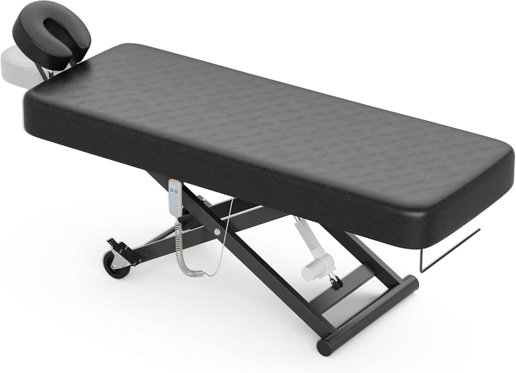Flat Electric Massage Table Professional, 6.7" Memory Foam