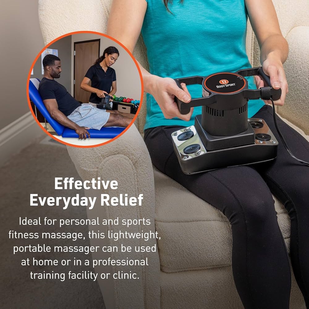 Body Sport Therapeutic Dual Speed Professional Vibrating Massager